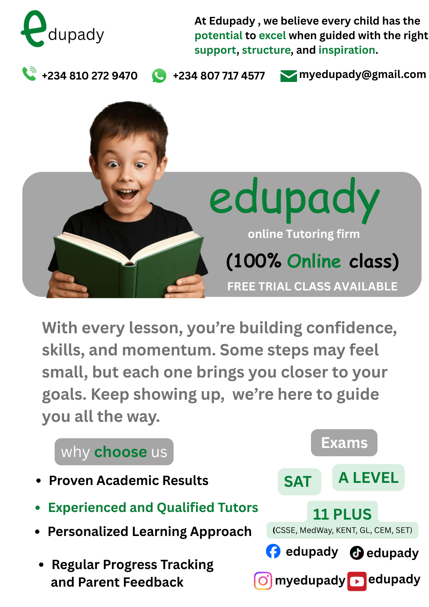 11+ Exam Prep with Edupady