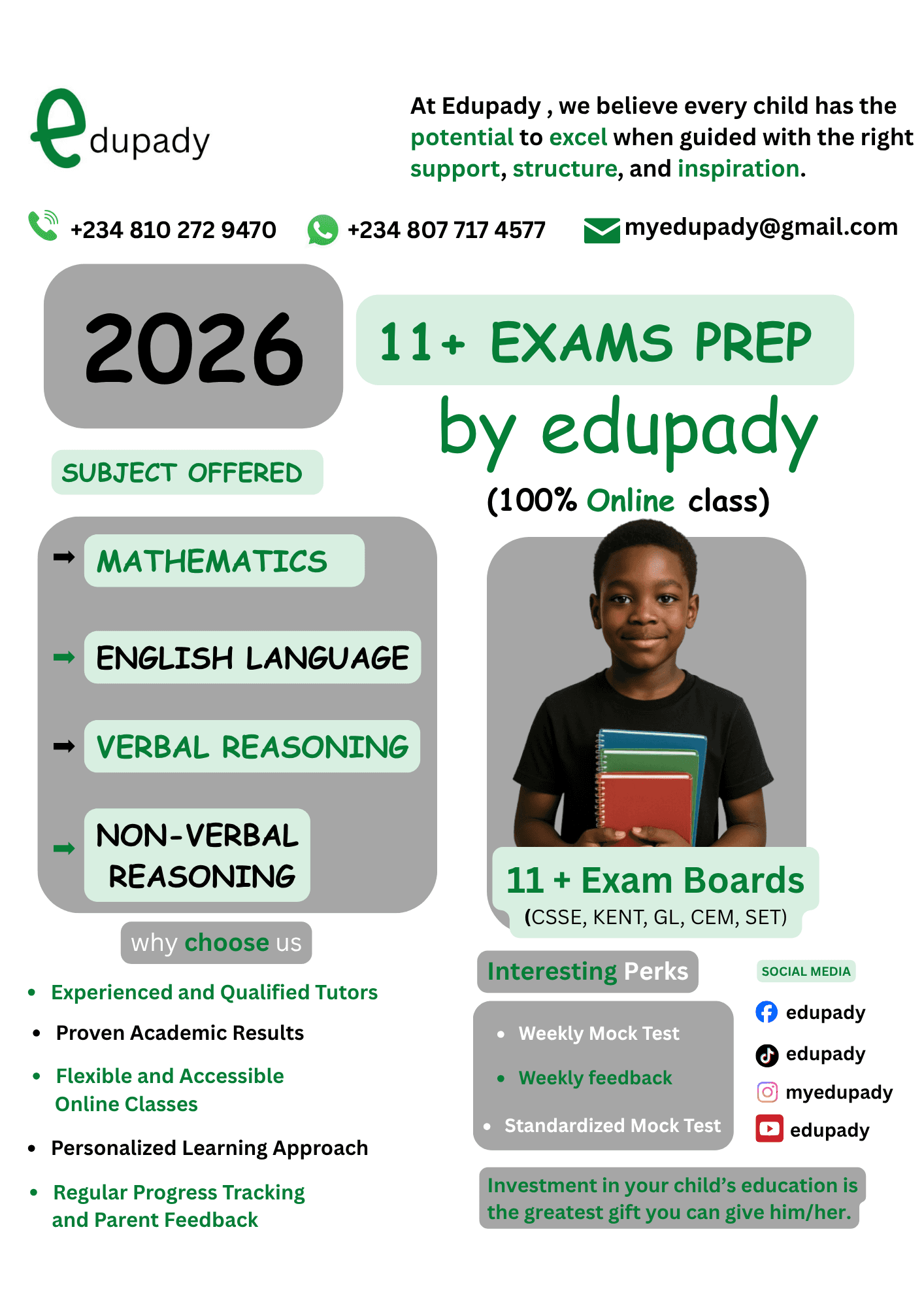 11+ Preparation — Grammar School Entry Made Simple